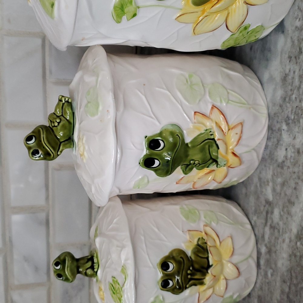 4 Niel The Frog Canisters - Picture 4 of 7